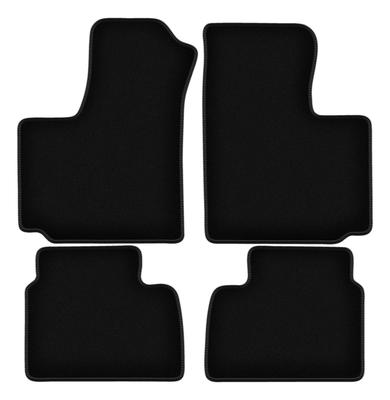 BASIC Black Velvet Floor Mats For: FIat Doblo I Kombivan (2000-2009)