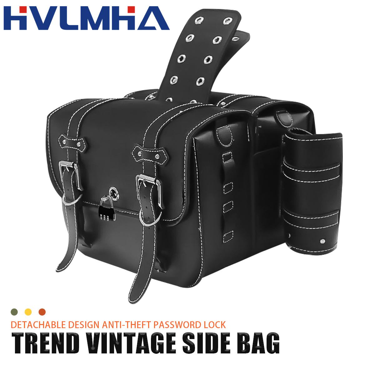 

Motorcycle SaddleBag Large Capacity Motorbike Side Bags Storage Tool for Harley Sportster XL 883 1200 Honda/Yamaha/Suzuki