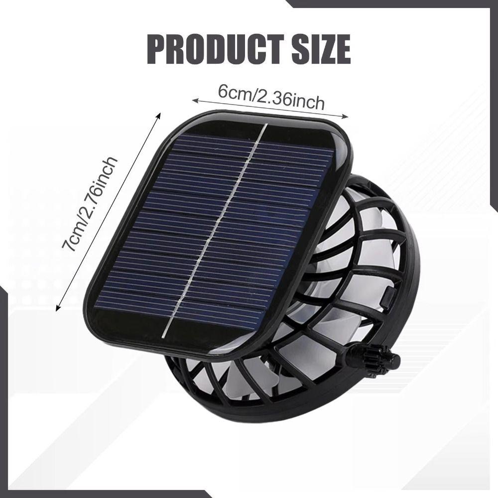 Lightweight Cooling Fan Portable Mini Hat Fan Unisex Solar Powered Fan  Outdoor