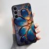 New Design Phone Case For ZTE Blade V80 Max/Nubia V80 Max Jelly Black Anti-scratch Soft Casing Colorful Rosy Cloud Pattern Shell