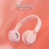 Macaron Wireless Bluetooth Over-Ear Headphones: Stereo, Long Battery, Universal, Perfect for Sports & Gaming.
