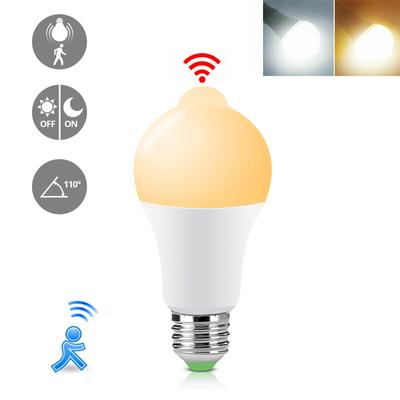 E27 PIR LED Rörelsesensor Glödlampa Infraröd Auto Lampa 12W 15W 18W 20W 110/220V För Hem Kök Trappa Balkong
