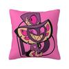 Sir Pentious Hazbins Hotels Kissenbezug Weicher Polyester Kissenbezug Dekorative Wurfkissenhülle Zuhause Reißverschluss 45X45cm