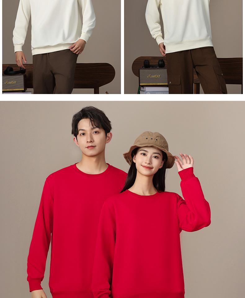 2025 Women's Custom Thick Loose Round Neck Hoodie - Autumn/Winter Fashionable Casual Long Sleeve Workwear Uniform