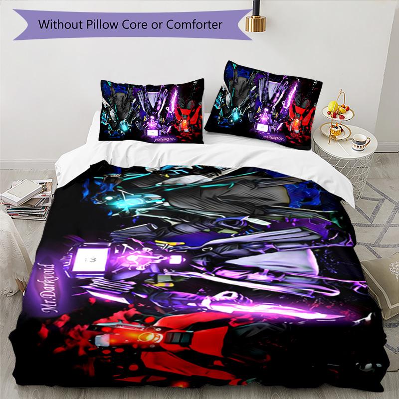 Skibidi Toilet 3pcs Bedding Set Duvet Cover Closure Includes 1 Duvet Cover & 2 Pillowcases for All Seasons Bedroom Home Dorm Decor