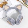 Children's Cute Cartoon Cat Ear Muffs – Boys & Girls Rabbit Fur Warm, Anti-freeze Ear Covers