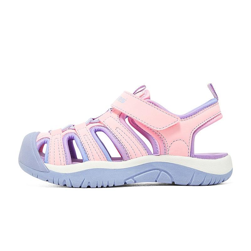 Skechers Kids Comfortable Breathable Non-Slip Durable Low-Top Sandals Kids sandals Pink Multicolor 312029L-PKMT 37