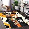 1pc Haikyuu!! Kageyama Tobio & Tsukishima Kei Volleyball Team Chair Mat, Anime Cartoon Design, Anti-Slip Carpet for Office and Home Decoration, Suitab