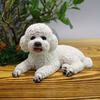 Für Miniatur-Teddyhund-Armaturenbrett-Ornament - Niedliches Pudel-Design, Harzmaterial, Ideal für Auto-Innenraum und Wohnkultur