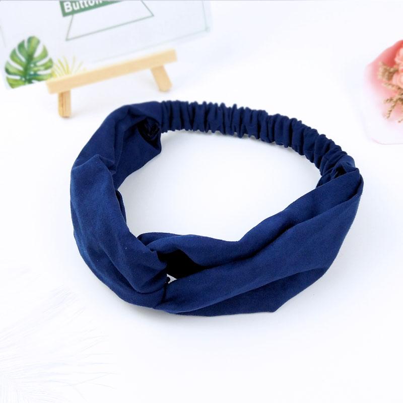 Scrunchies Frau Geknoteter Turban Haaraccessoires für Mädchen Stirnband Turban Elastisches Haarband Kopfwickel Gestreifte Haar-Scrunchies