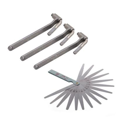 Set of Motorcycle Tool Accessory Valve Screw Wrench 8mm 9mm 10mm+ Feeler Gauge