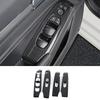 Interior Door Window Switch Panel Cover Carbon ABS Fits Nissan Altima 2019-2023