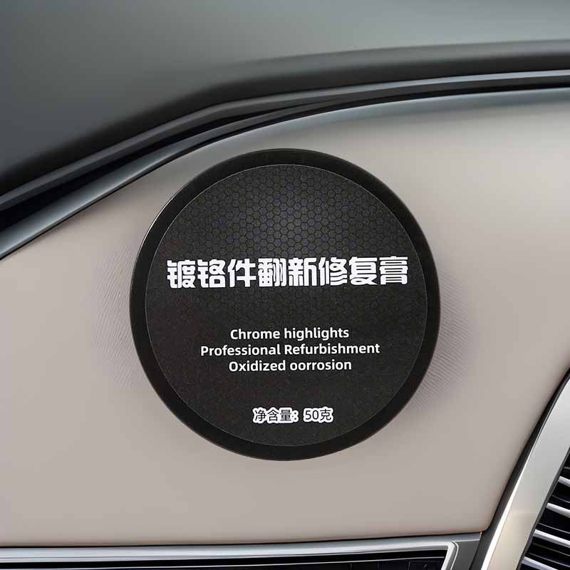 Auto Chrom Politur & Restaurator Paste - Metallpolitur für Türgriffe, Fensterzierleisten - Entfernt Rost, Wasserflecken & Oxidation