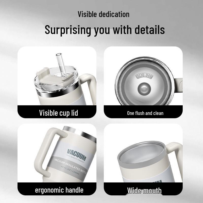 40oz Edelstahl Thermos-Kaffeebecher mit Kälte-/Wärmeisolierung für das Auto