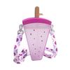 Cute Watermelon Ice Cream Bottle 320ml with Strap Pink