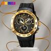 Double display waterproof electronic watch multi-function sports chronograph versatile men's quartz watch