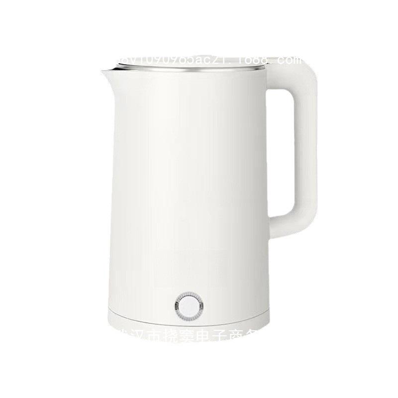 Electric Kettle with Automatic Power-Off, Large Capacity, Available in White, Black, Dark Green, and Pink - Free Shipping.