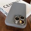 Applicable To IPhone 16 Apple Phone Case Liquid Silicone Magnetic Light Cyan 14 All Inclusive Lens Film 13 Anti Fall