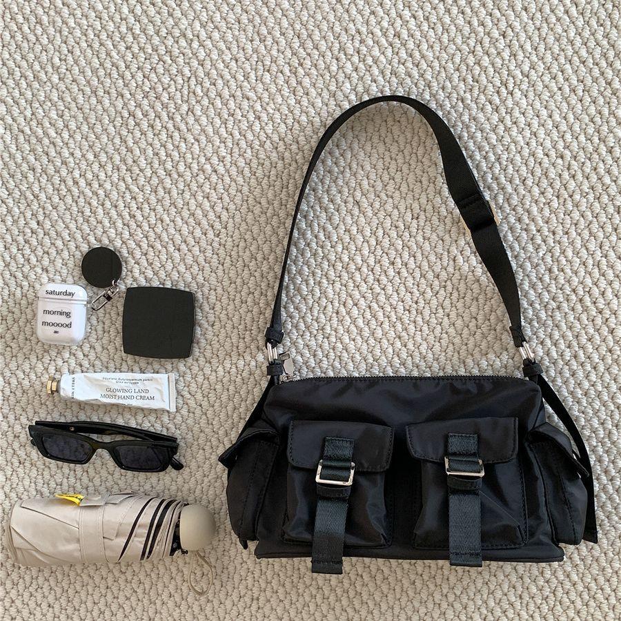 

Женская нейлоновая сумка через плечо на молнии, повседневные сумки с верхней ручкой для женщин, женская сумка через плечо