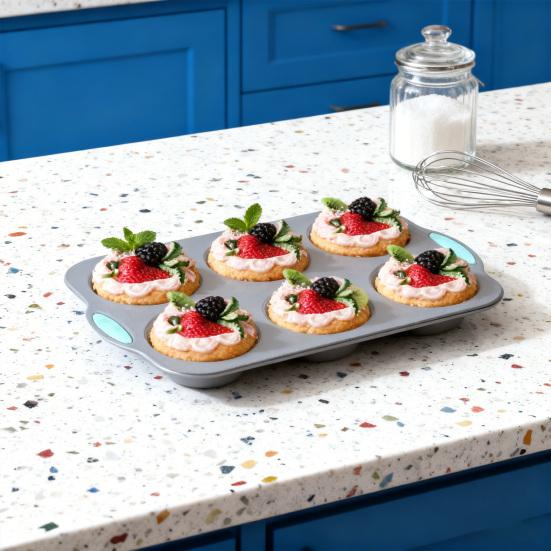 Yousheng Holiday Wreath Silicone Mold Heat-Resistant Baking Pan for Cakes Soap Ice Cubes Food Grade Easy Release Cupcake Maker