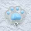 Luminous Resin Kitten Paw Pendant Charm Jewelry Accessory