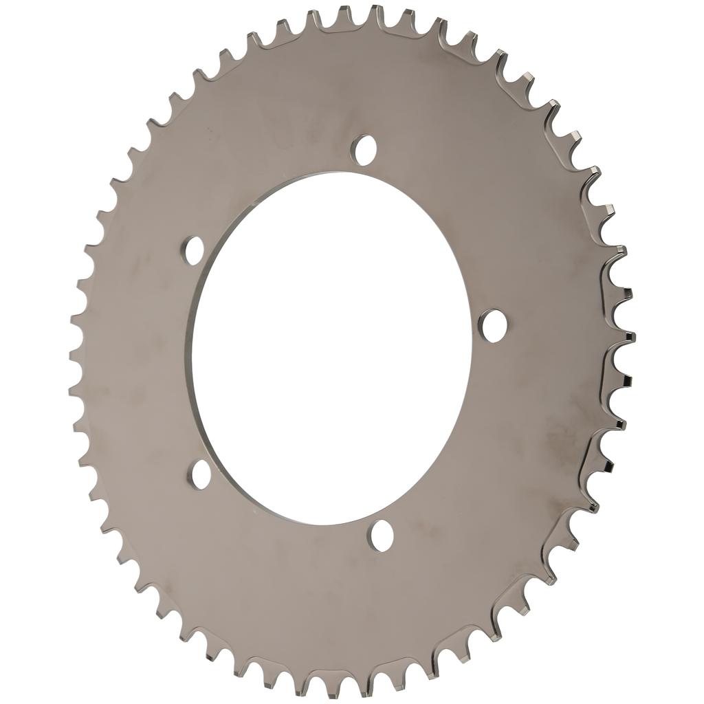 BOLANY ZDP‑04 Folding Bike 54T Chainring Bicycle Positive Negative Teeth Single ChainringGun Black