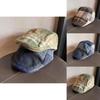 Retro Plush Blend Newsboy Cap With Short Brim And Adjustable Fit For Autumn Fashion