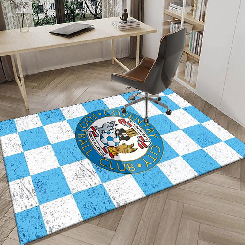 Newcastle United Crest Printed Area Rug for Office, Chair Rug, Decorative Carpet Floor Mat, Large Size Fan gifts Christmas gifts