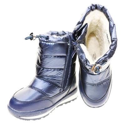Clearance Unisex Kids Winter Snow Boots - Non-Slip Warm Mid-Calf Velvet-Lined Cotton Shoes for Boys & Girls