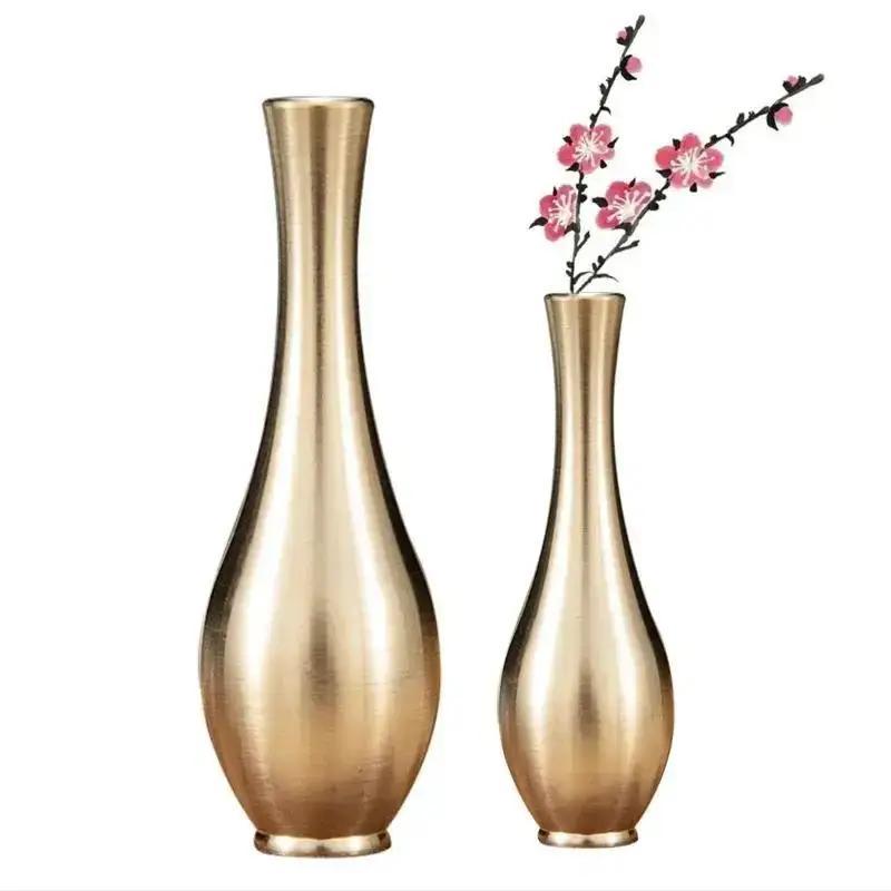 Mini Antique Vase Fresh Dry Flower Arrangement Modern European Style Living Room Decals Process Unique Desktop Decoration