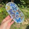 Set di 40 adesivi trasparenti in PET con farfalla vintage per stampi in resina per album fai da te