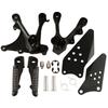 Motorcycle Front Rider Foot Pegs Footrests Bracket Set For KAWASAKI ZX636 2005-2006 ZX6R 2005-2008