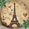 Retro Paris Eiffeltornet Metallväggkonst Plakett Café Heminredning Skylt