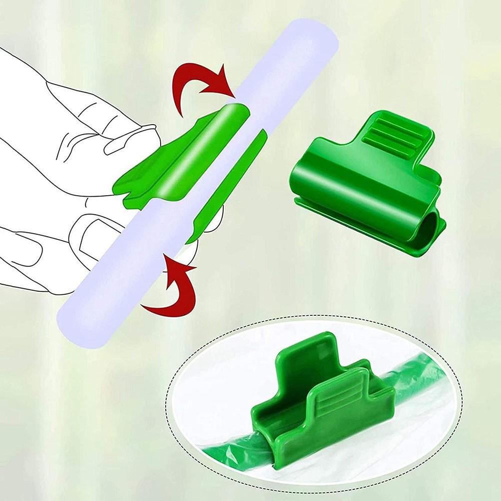 50 buc Clipsuri de Seră Fixare Funcție Fixă Verde