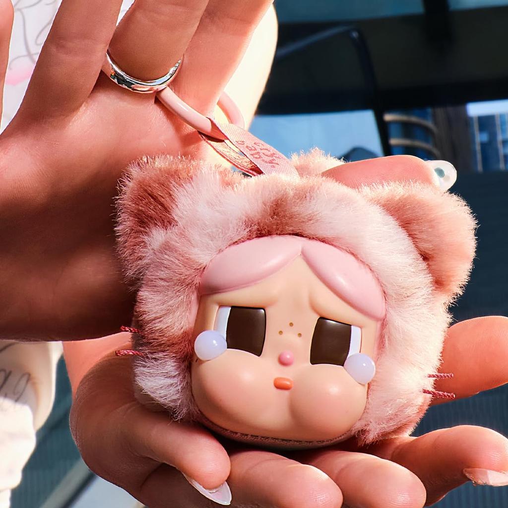 POP MART CRYBABY Wild but Cutie Series Plush Pendants Pop Mart Gachapon Blind Box Figures Plastic Model Premium Toys PVC Soft Vinyl Original Character