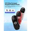 SERVO X18 Car Style Mini Mobile Phone Magic Voice Blacklist Call Recording Bluetooth Dial 2G Super Small Cellphone 2 SIM Standby