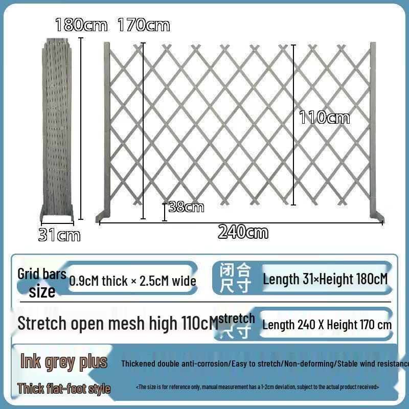 Retractable Anti-Corrosion Wooden Fence