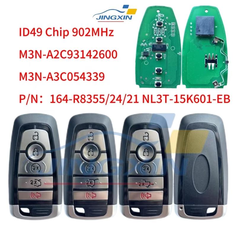 Jingxin M3N-A2C93142600 902MHz ID49 Chip Car Remote Car Key For Ford Edge Fusion Expedition Explorer Mustang F Series 2017-2020