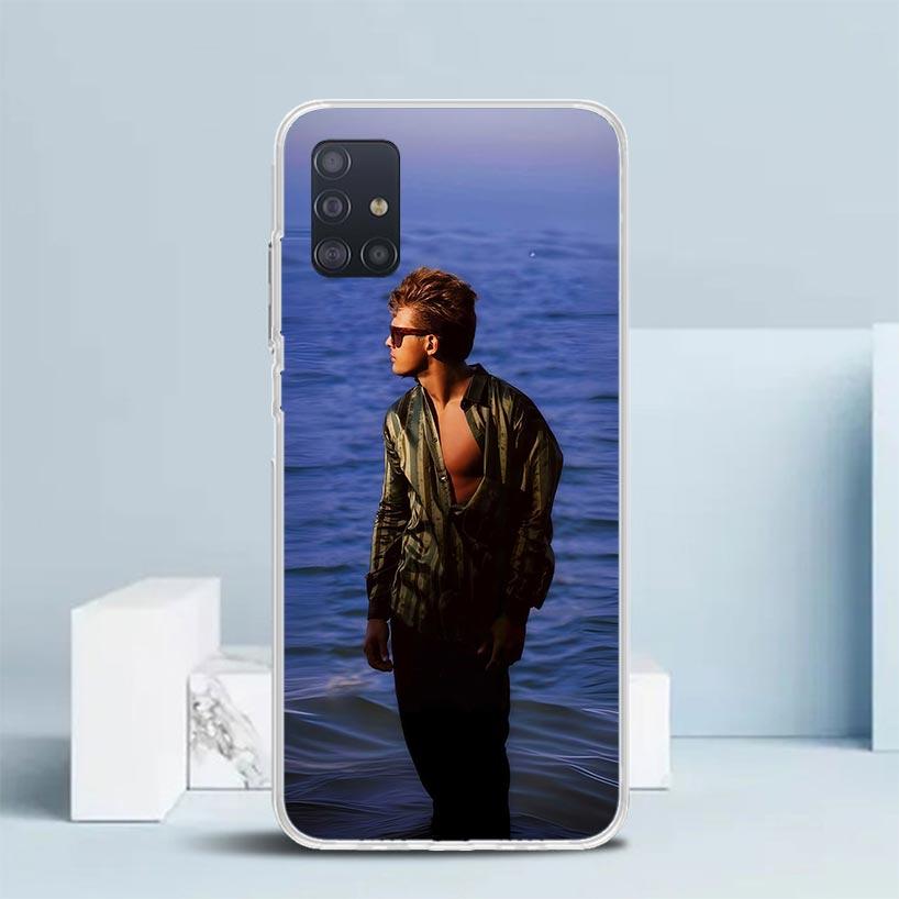 L-Luis M-Miguel Singer Soft Cover for Samsung Galaxy A12 A22 A32 A52 A72 A02S Phone Case Note 20 Ultra 10 S10 Plus A51 A71 A50S