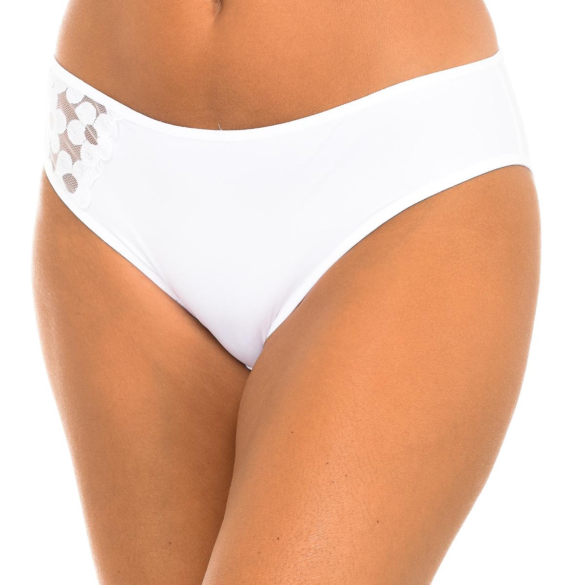 

Трусики из сетчатой ​​ткани с цветами 00ASE женщины