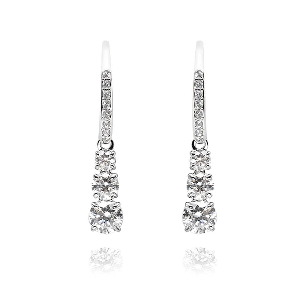Swarovski 5416155 Stilla Attract Hoop Drop Earrings