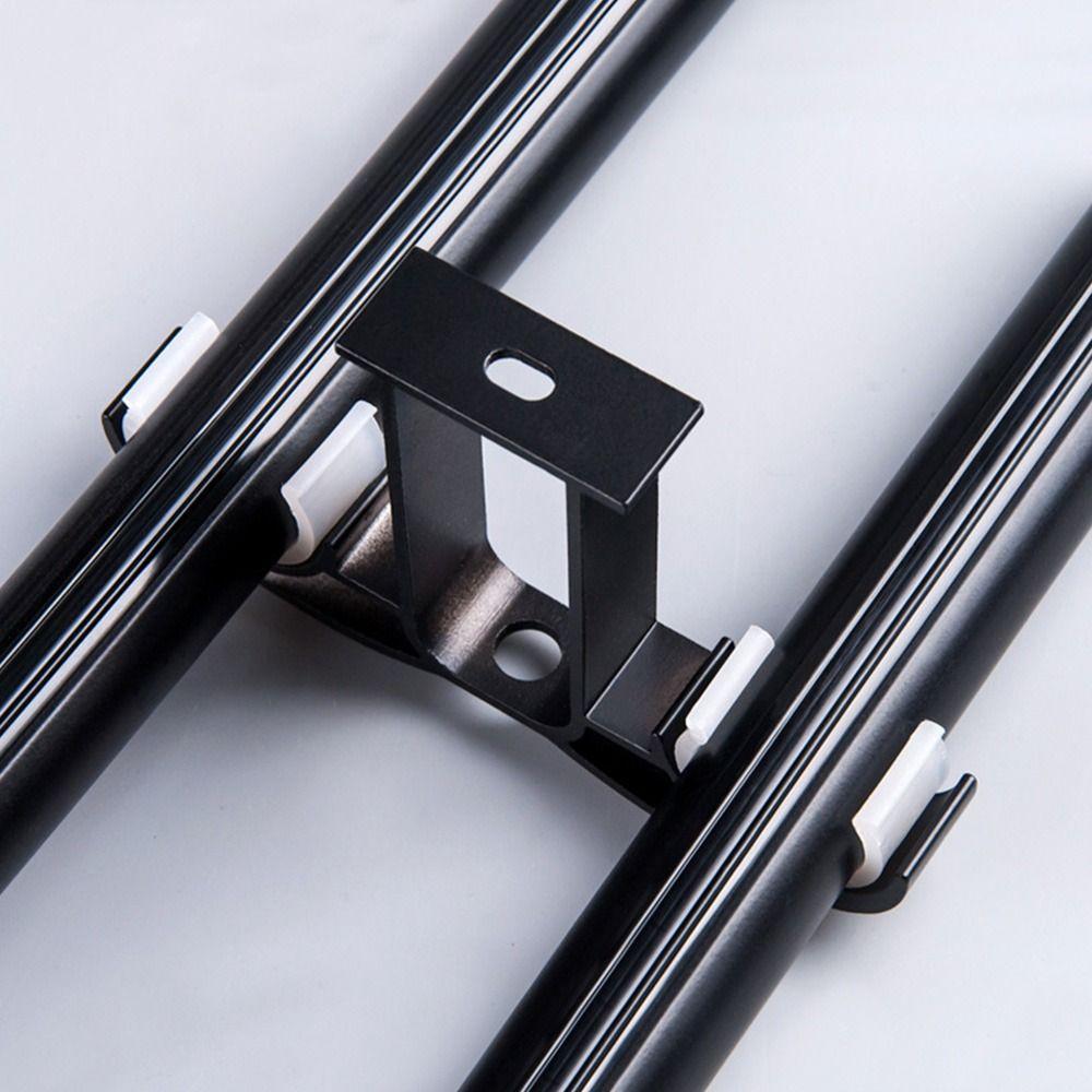 Side Top Mounted Double Curtain Rod Brackets Window Shower Curtain Pole Bracket Hardware Holder