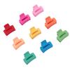 100pcs Small Hair Claw Clips Rectangle Matte Cute Colorful Non Slip for Women Girls Medium Thick Thin Hair