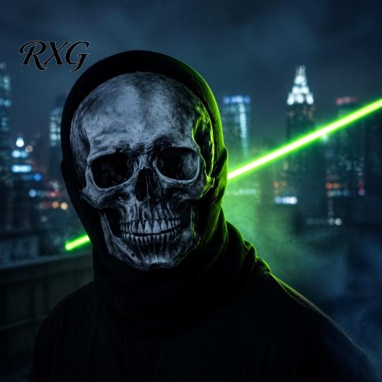 Elastic Dustproof Sports Hood Skull Print Halloween Balaclava, Breathable Mesh Full Face Mask with Impactful Visual Cosplay Gear 3D Print, UV