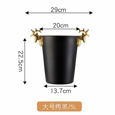 Stainless Steel Ice Bucket, Beer Cooler, Wine Utensils, Champagne Basin, Bar Accessories, Home Gathering Restaurant Decoration