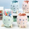 Dinosaur Egg-Shaped Pen Holder Desk Storage Box, Small Item Organizer, Pen Holder, Stationery Organizer, Home Decor for Kids' Rooms and Offices