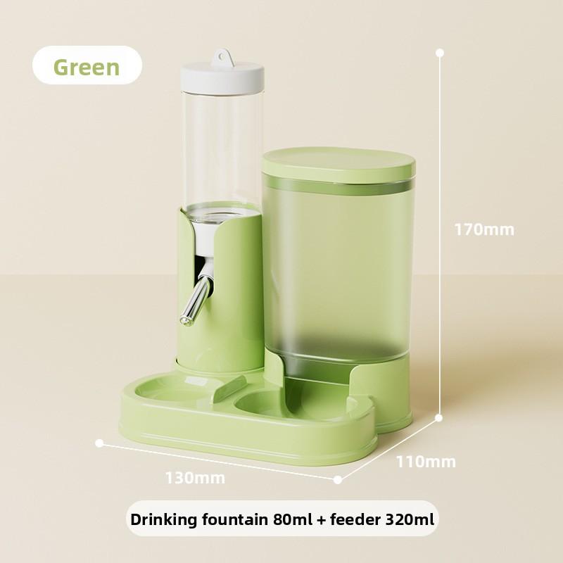 New Hamster Feeding and Water Feeder, Ball Water Bottle, Automatic Drinking Water Two-in-one, Totoro Integrated Feeding Device