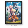 Obraz Do Malowania Po Numerach Z Ramą Ekipa Naruto 50X70 Cm