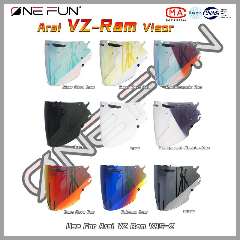 VZ RAM Photochromic Visor For VZ-RAM RAM-X SZ-R VAS-Z 3/4 Photochromic Helmet Lens Mask Black Rainbow Silver Shield For Arai2