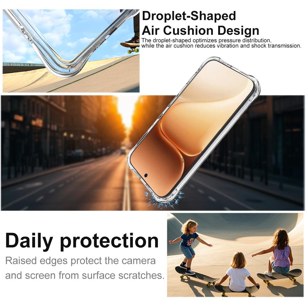 Für Honor 600 5G Handyhülle IMAK Stoßfeste Weiche Hülle